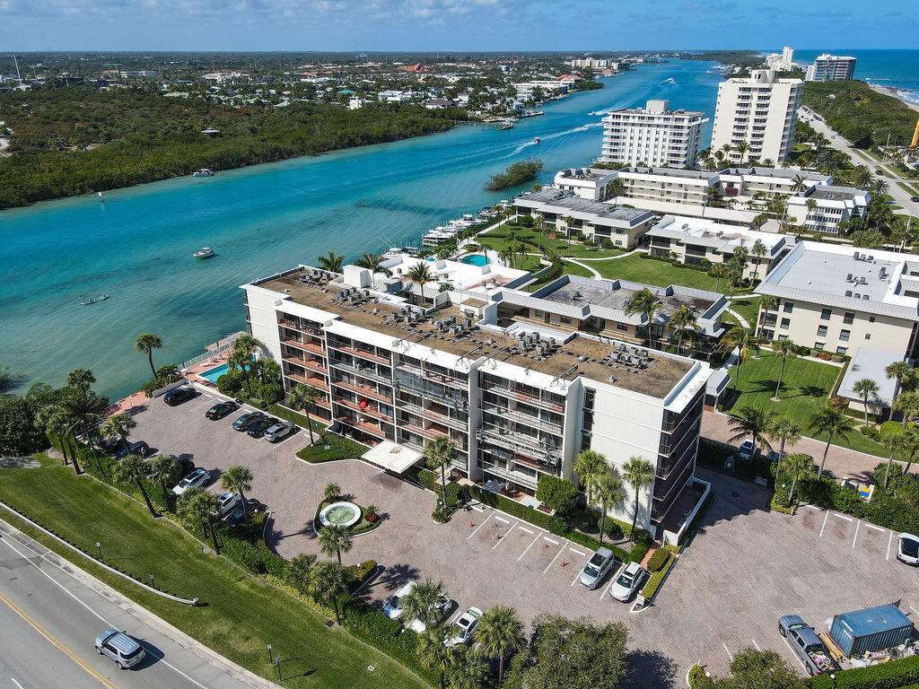 225 South Beach Road, Unit 103 Tequesta, FL 33469 - Photo 45 of 45 225SBeachRd#103Aerial(12)