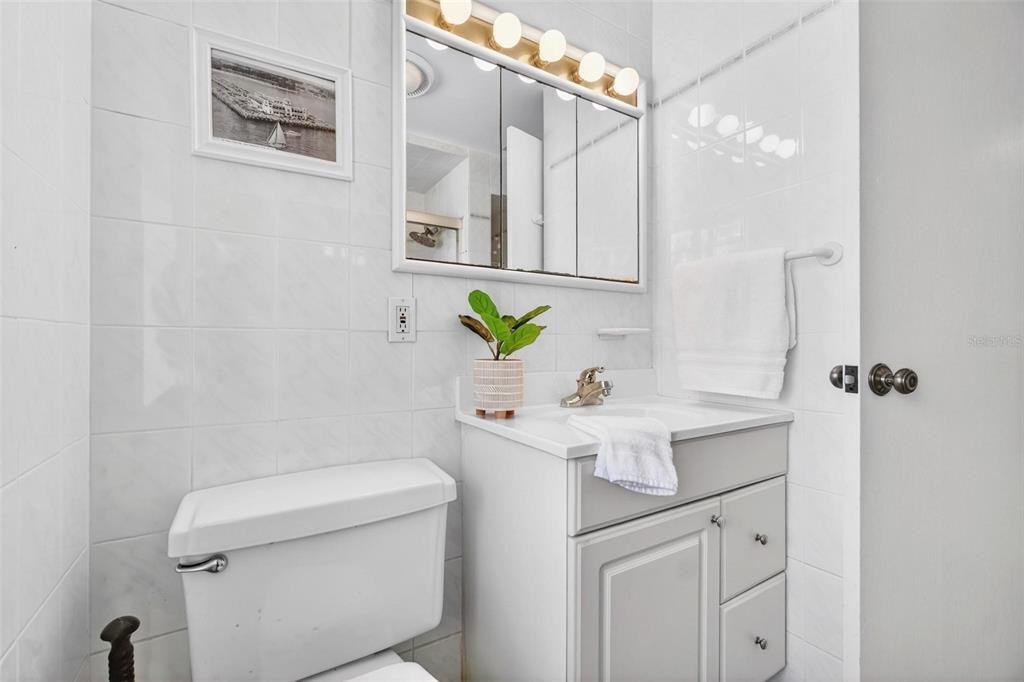 300 22nd Avenue South St. Petersburg, FL 33705 - Photo 24 of 82 a bathroom with a sink vanity mirror and toilet