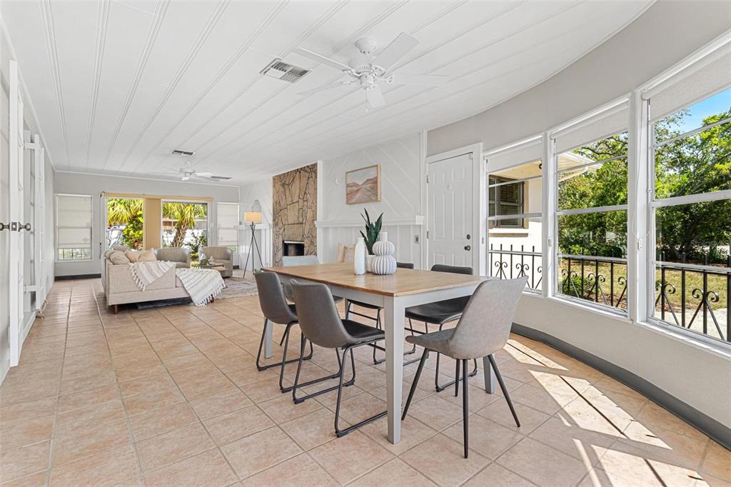 300 22nd Avenue South St. Petersburg, FL 33705 - Photo 34 of 82 a view of a dining room with furniture window and outside view