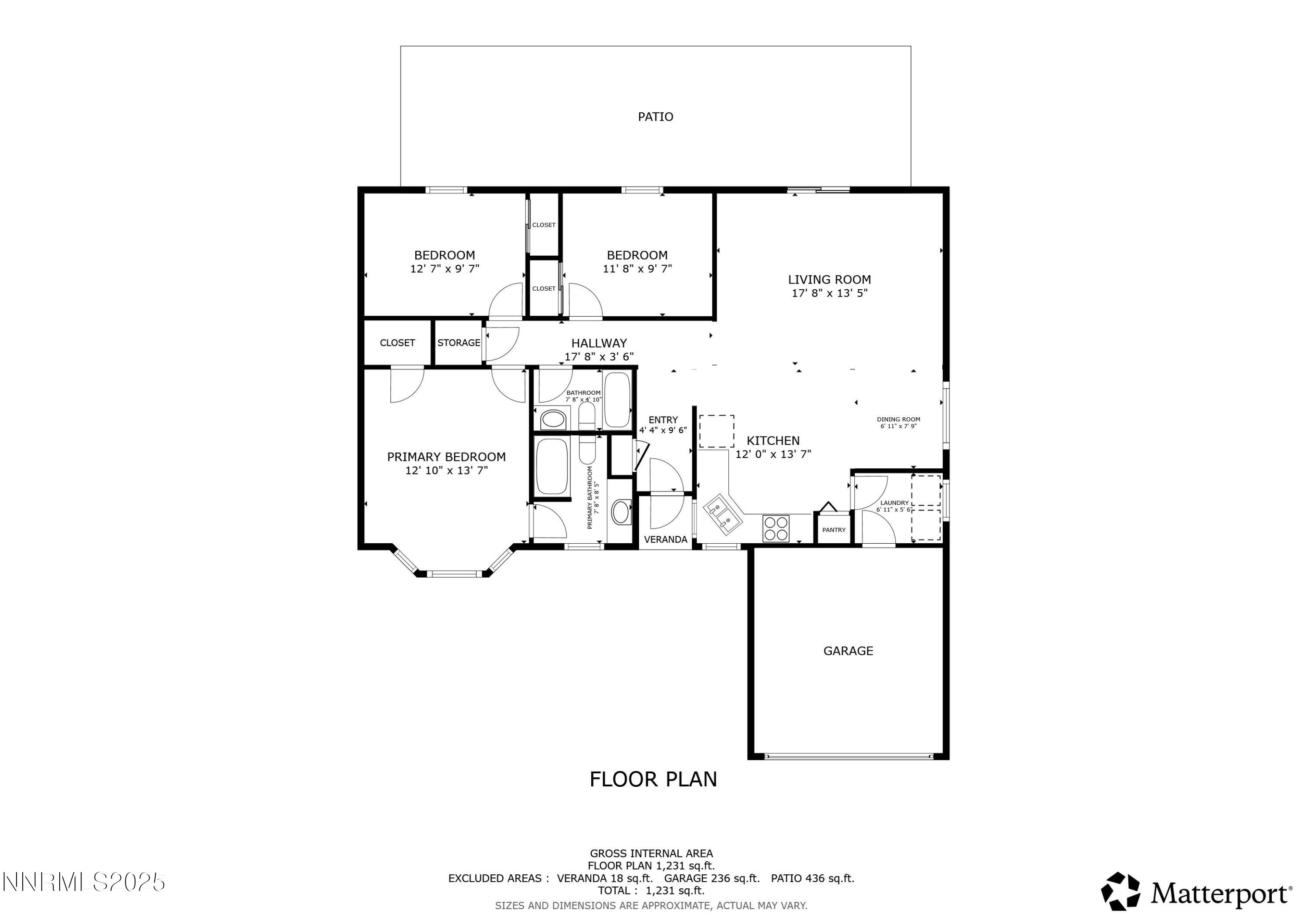 609 Nader Way Fernley, NV 89408 - Photo 38 of 38 a picture of a floor plan