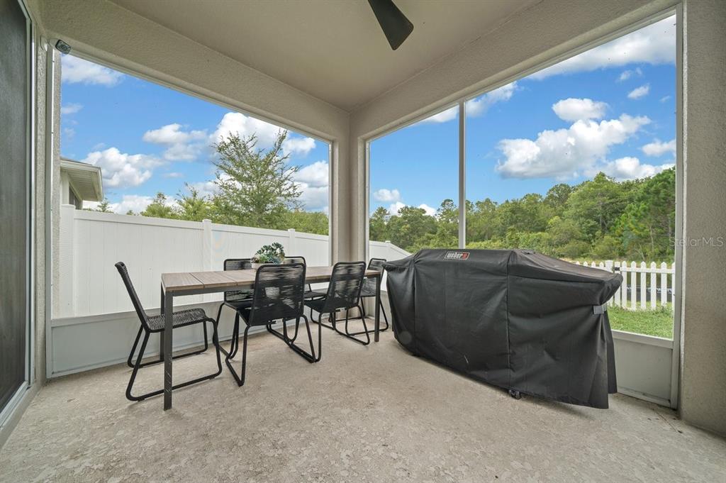 3916 Southern Vista Loop St. Cloud, FL 34772 - Photo 41 of 52 a view of a porch with furniture and a yard