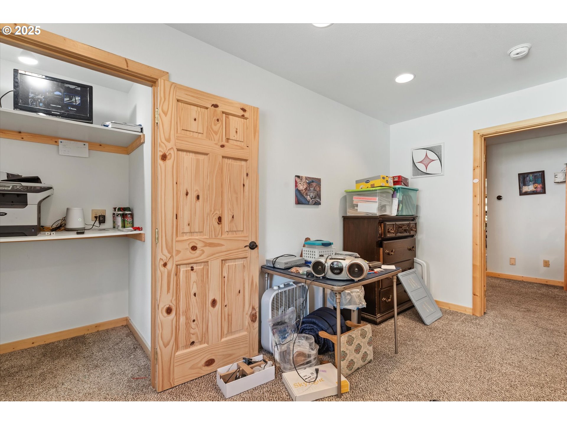 206 Austin Street Sumpter, OR 97877 - Photo 42 of 48 a kitchen with stainless steel appliances kitchen island granite countertop a refrigerator and a stove top oven
