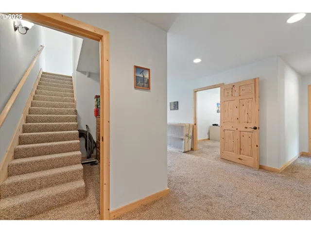 a view of an front door