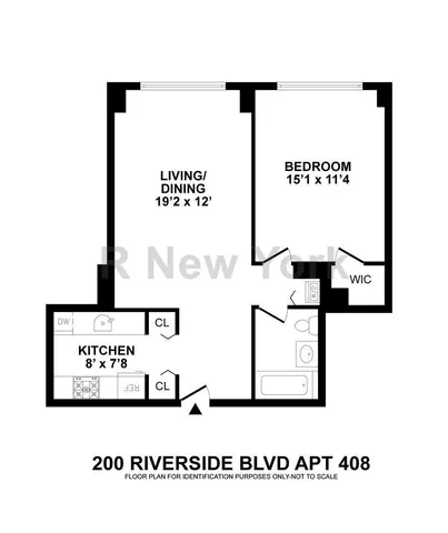 $975,000 | 200 Riverside Boulevard, Unit 408 | Upper West Side