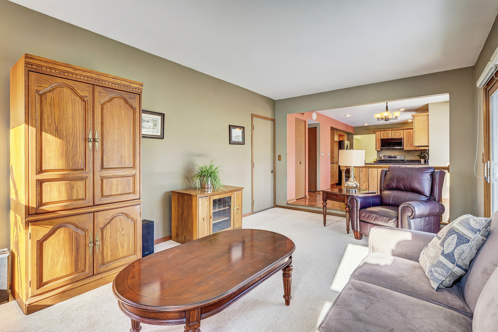 2308 Modaff Road Naperville, IL 60565 - Photo 13 of 46 a living room with furniture a large window and wood floor