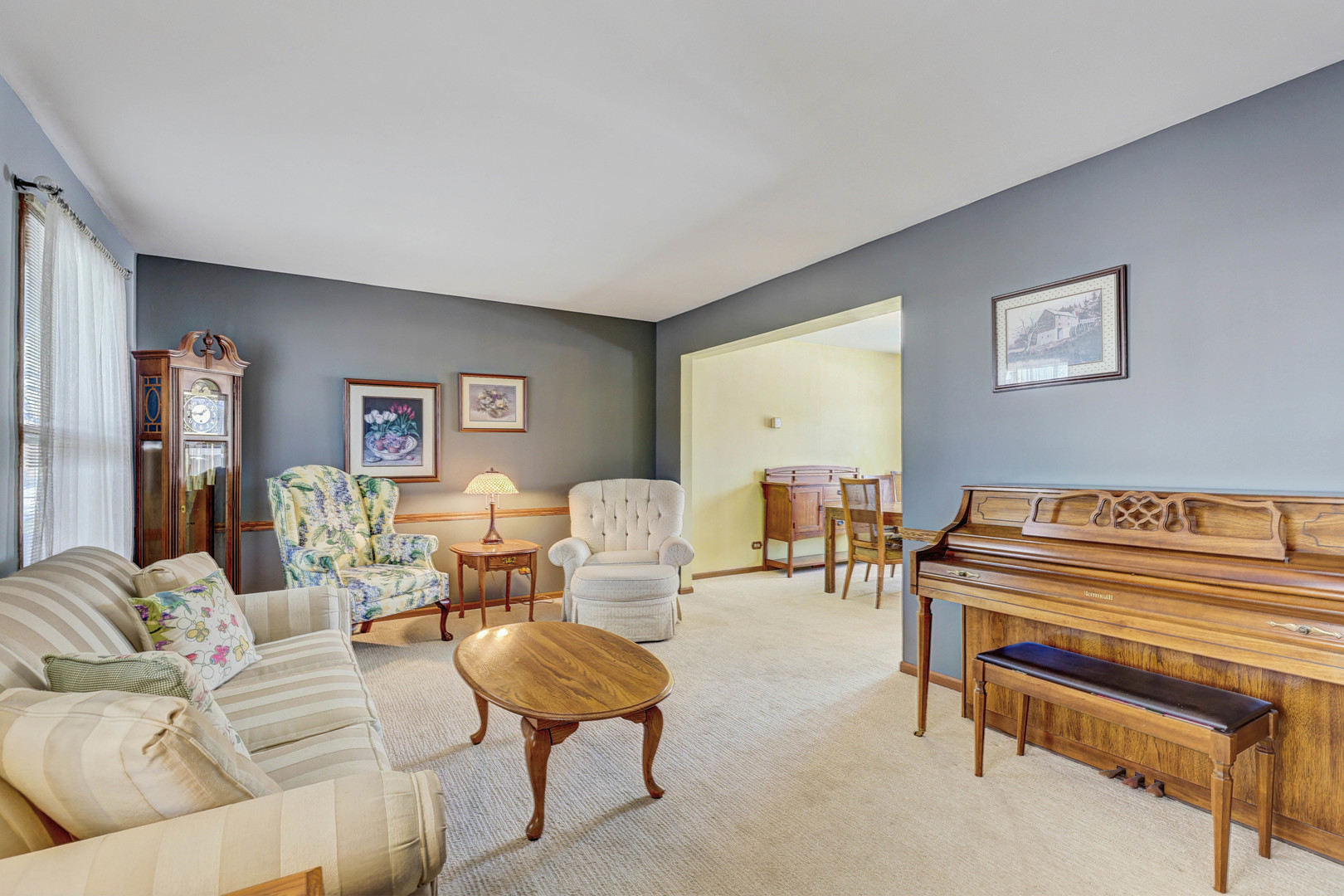 2308 Modaff Road Naperville, IL 60565 - Photo 21 of 46 a living room with furniture and a wooden floor
