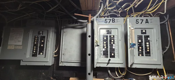 a view of an entryway with wooden floor and windows