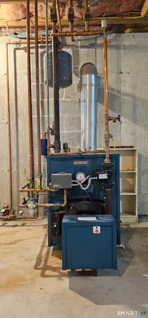 a view of a yard with trees