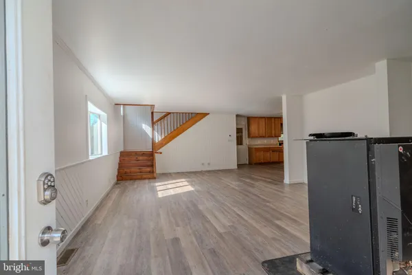 wooden floor in an empty room
