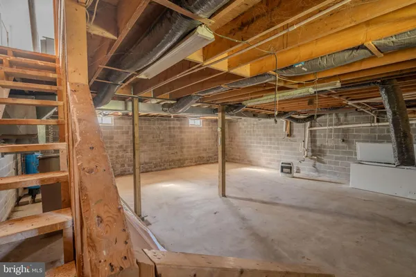a view of under construction room and staircase