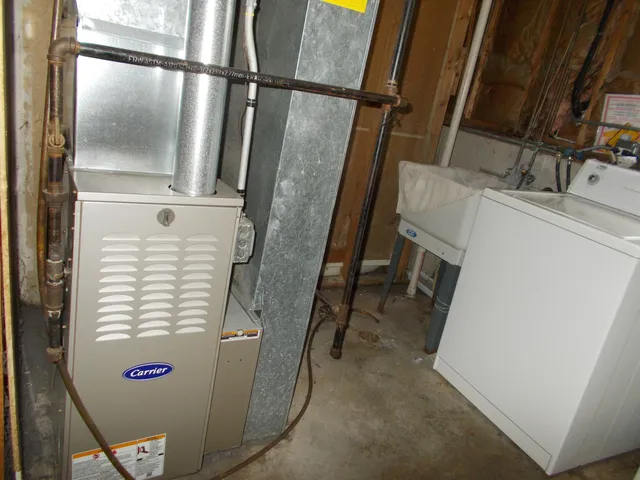 a bathroom with a shower and a mirror
