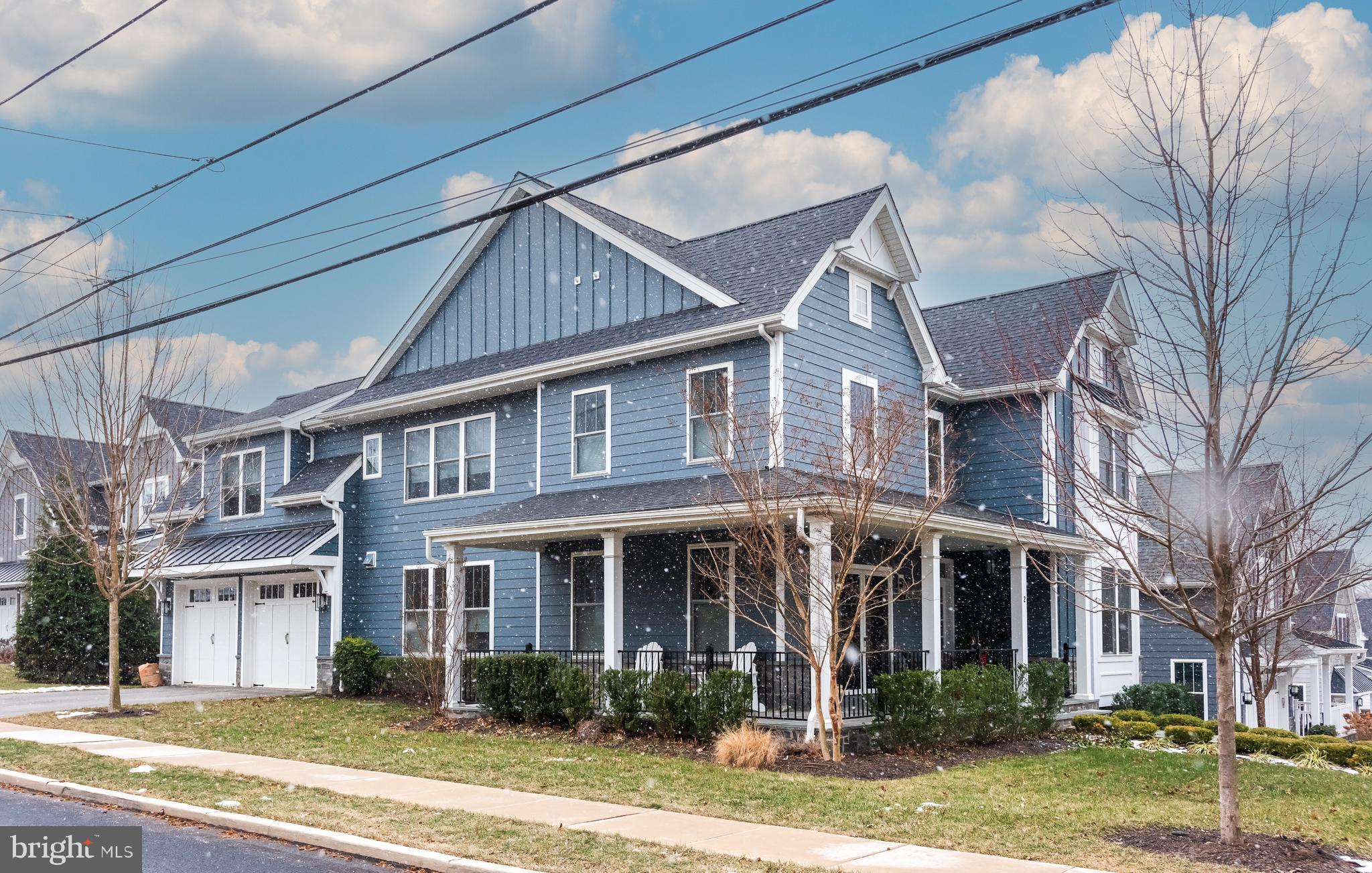 2 West 8th Street Media, PA 19063 - Photo 1 of 51 a front view of residential houses with yard