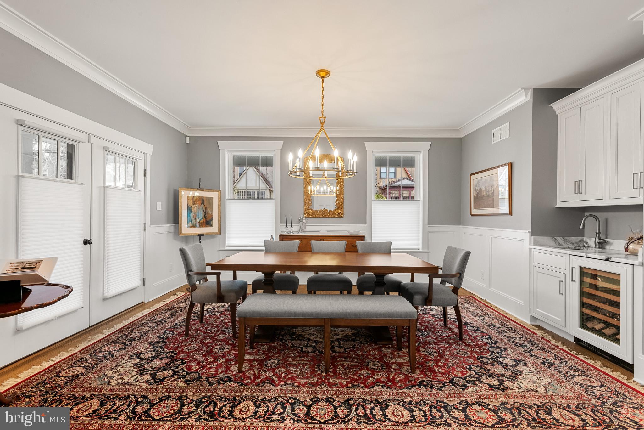 2 West 8th Street Media, PA 19063 - Photo 7 of 51 a view of a dining room with furniture