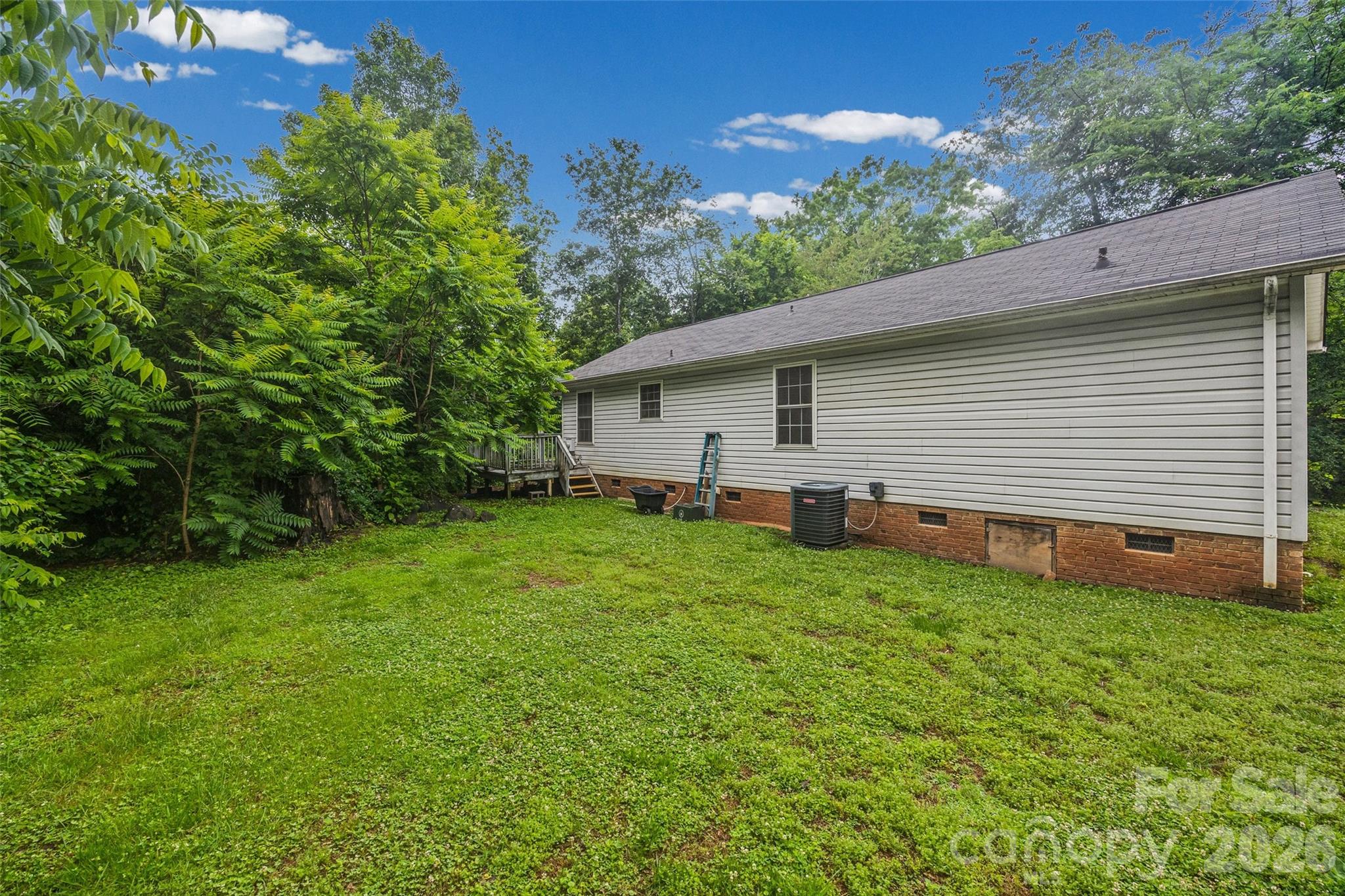 30 7th Street York, SC 29745 - Photo 27 of 29 a view of a backyard with plants and large tree