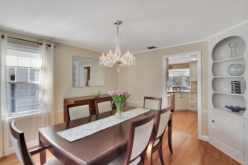 106 Channing Road Watertown, MA 02472 - Photo 11 of 39 a view of a dining room with furniture and window