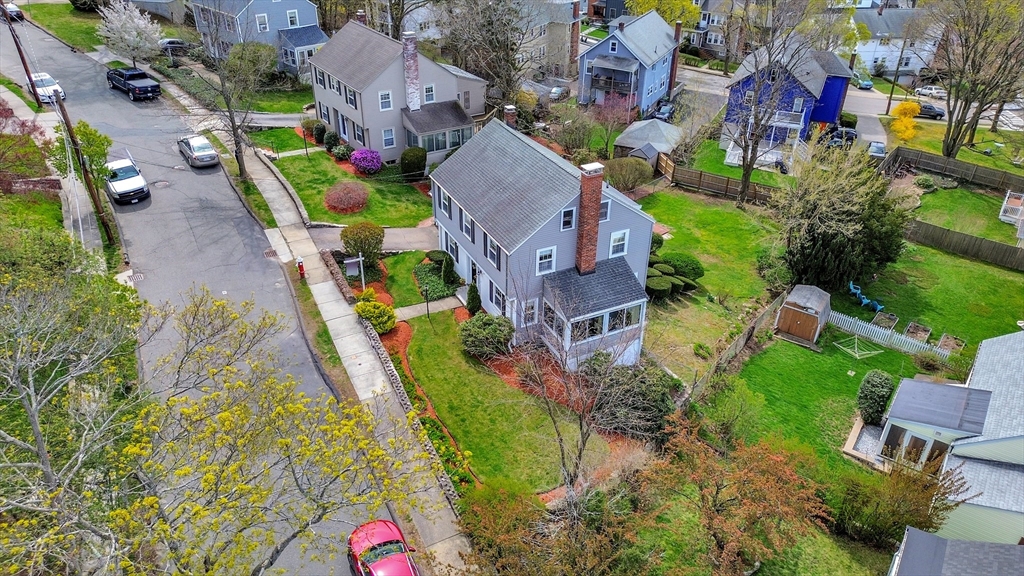 106 Channing Road Watertown, MA 02472 - Photo 38 of 39 an aerial view of multiple houses with yard