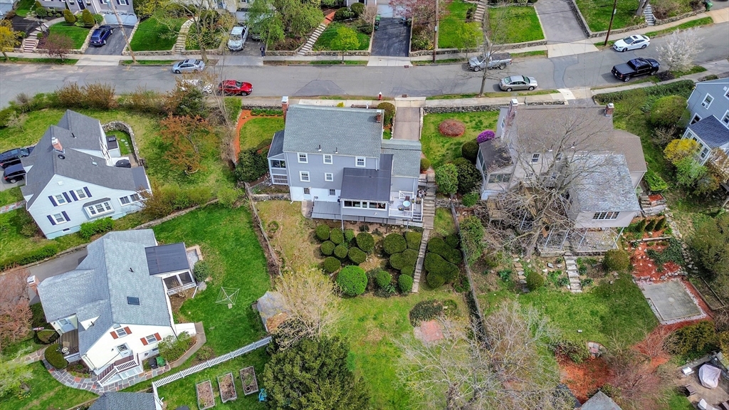 106 Channing Road Watertown, MA 02472 - Photo 39 of 39 an aerial view of multiple houses with yard