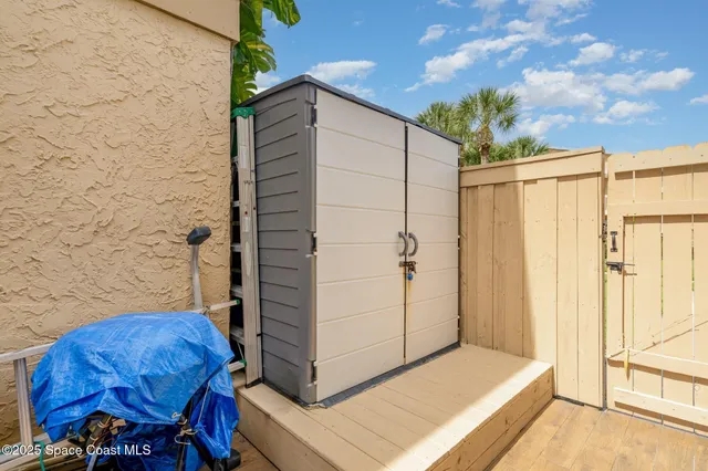 a view of balcony with outdoor space