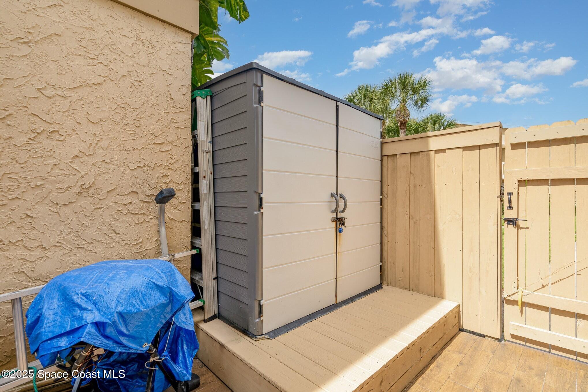 1010 Abada Court Northeast, Unit 102 Palm Bay, FL 32905 - Photo 5 of 37 a view of balcony with outdoor space
