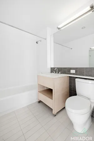 a bathroom with a toilet and a bathtub