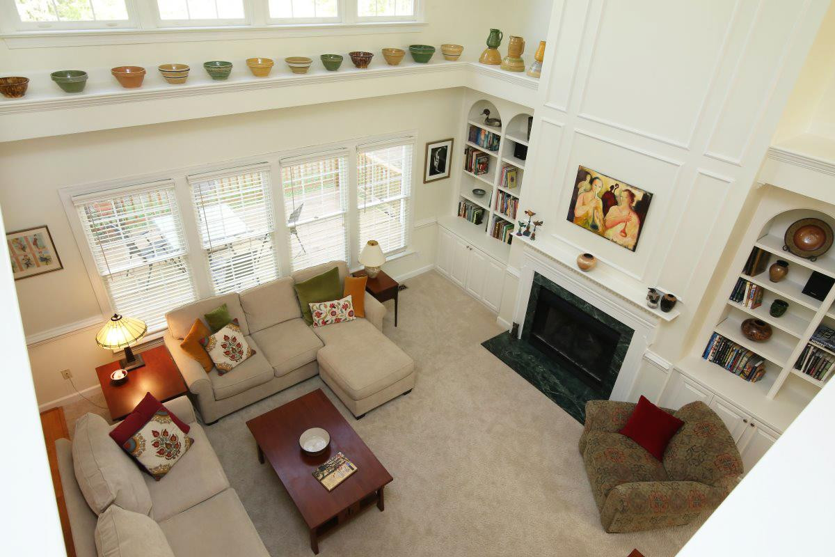 122 Spring Valley Lane Durham, NC 27713 - Photo 15 of 25 Overlooking Family Room