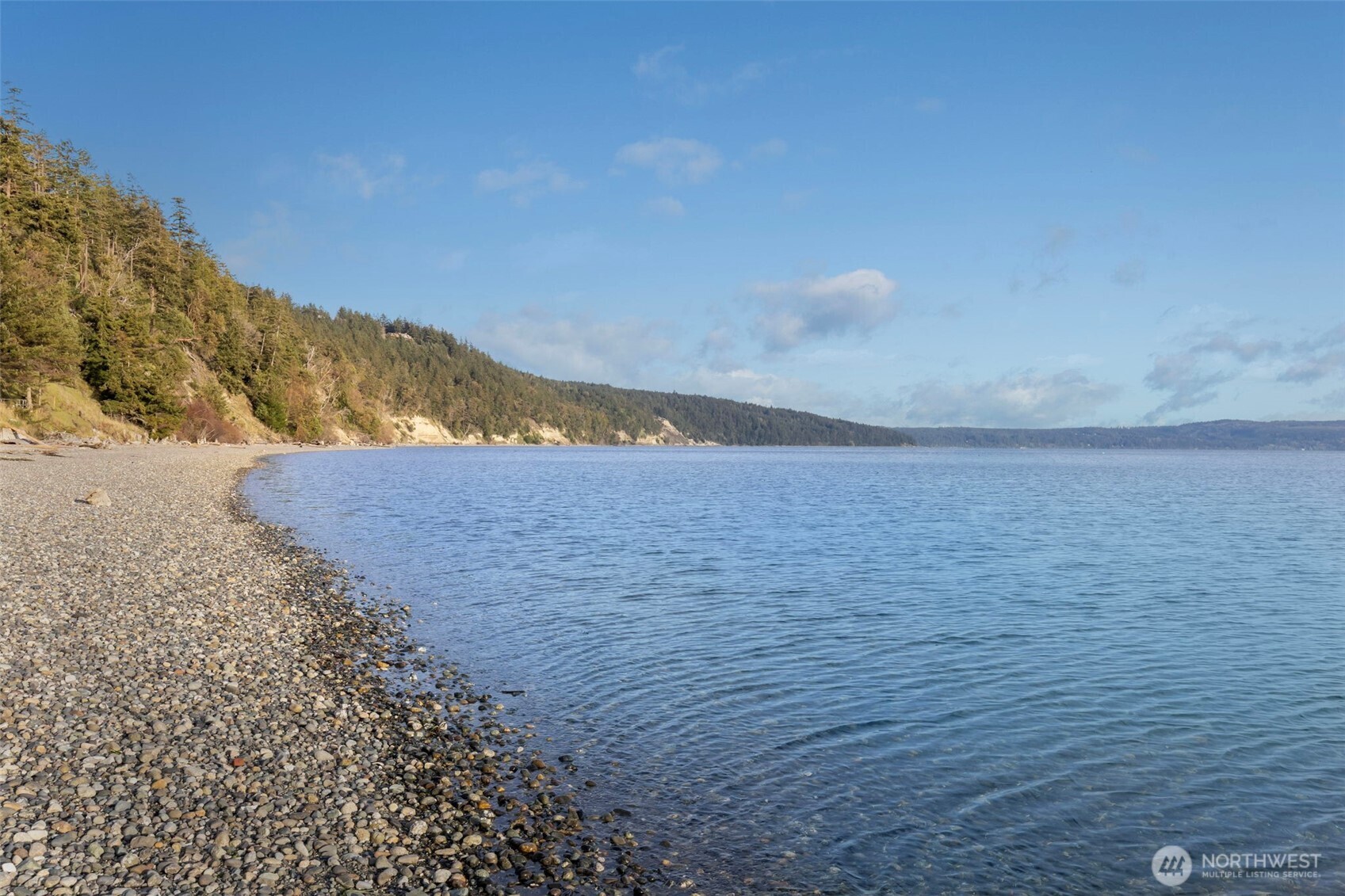 1180 Beckett Point Road Port Townsend, WA 98368 - Photo 28 of 31 a view of a dry yard with mountains in the background