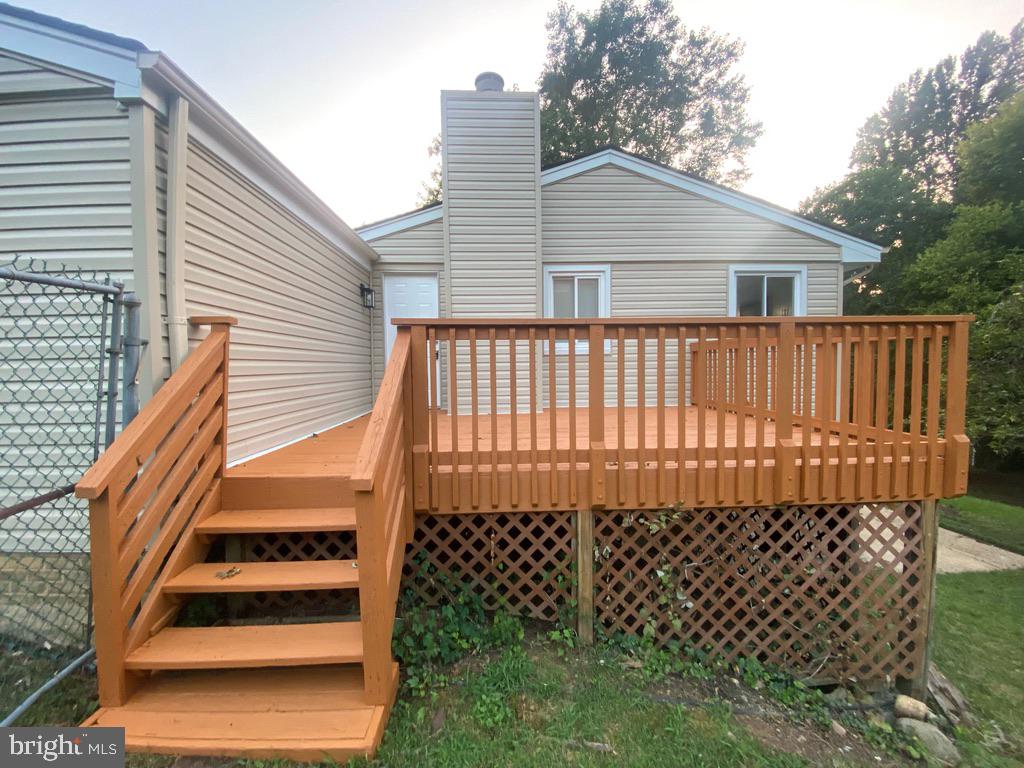 8211 Cagle Road Fort Washington, MD 20744 - Photo 42 of 49 Exterior Wood Deck for those summer cook-outs