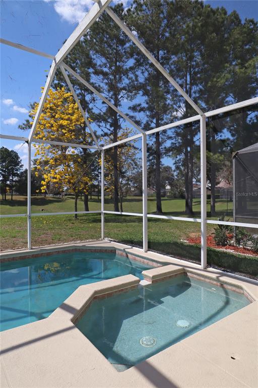8211 Fan Palm Way Kissimmee, FL 34747 - Photo 34 of 41 a view of a backyard with swimming pool
