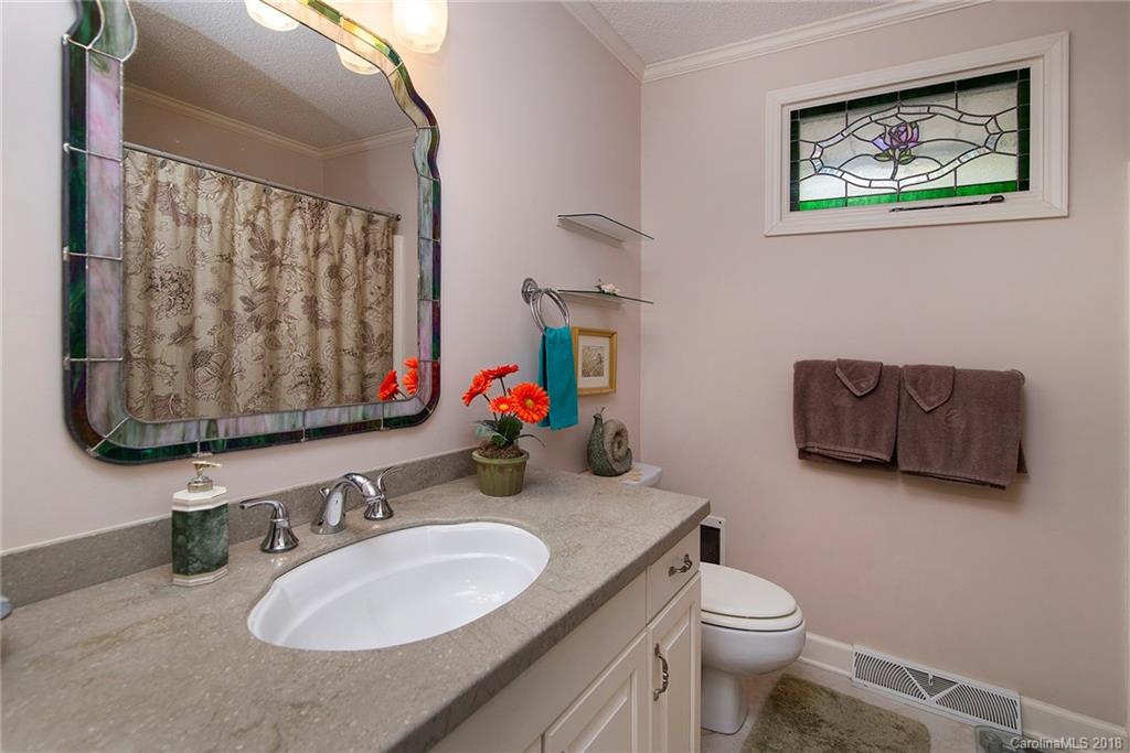 3910 Lake Shore Road South Denver, NC 28037 - Photo 13 of 25 a bathroom with a toilet a sink and a mirror