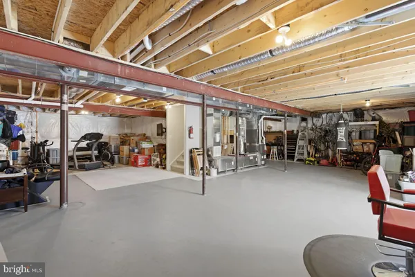 a view of storage and utility room