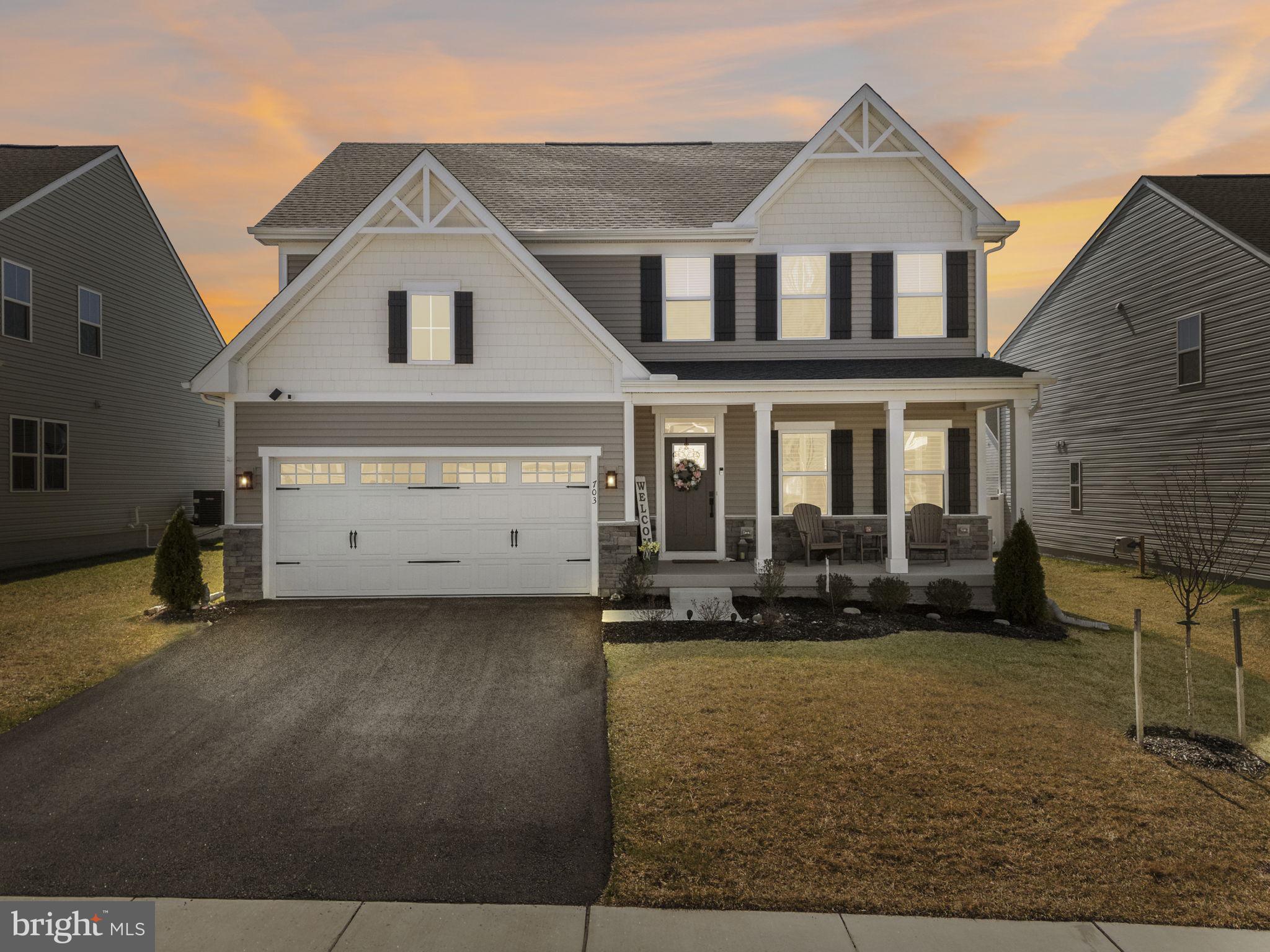 703 Cornerstone Lane Aberdeen, MD 21001 - Photo 46 of 53 front view of a house with a yard