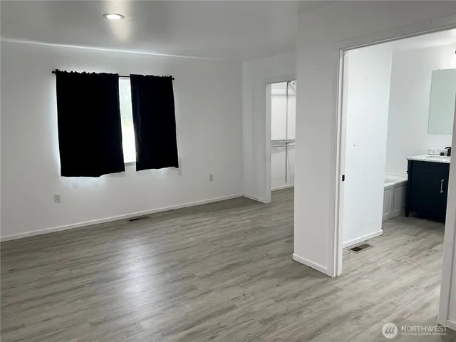 wooden floor in an empty room with wooden floor