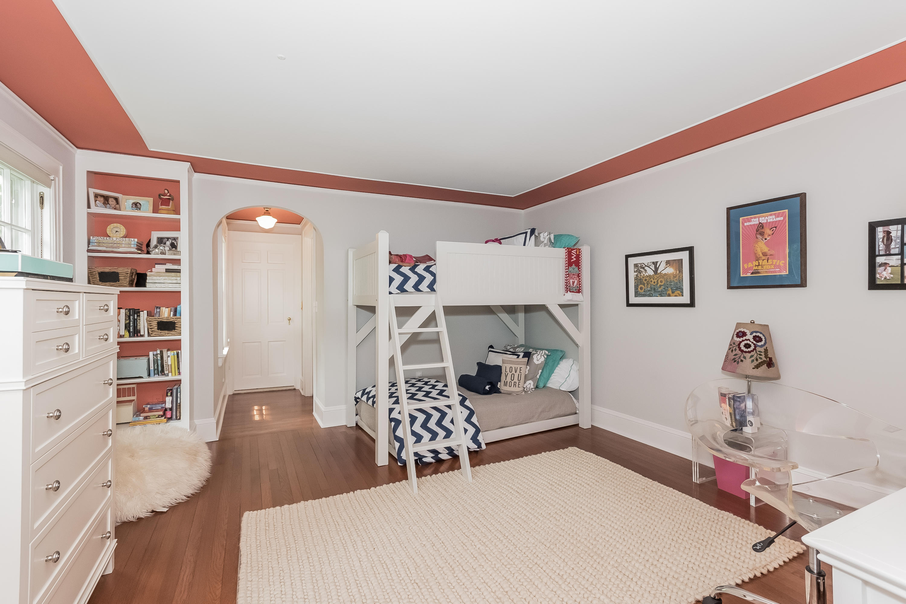 370 Wahackme Road New Canaan, CT 06840 - Photo 18 of 35 a bedroom with furniture and a bed