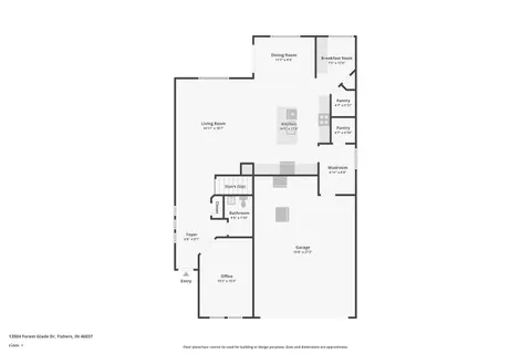 $425,000 | 13504 Forest Glade Drive, Fishers, IN 46037