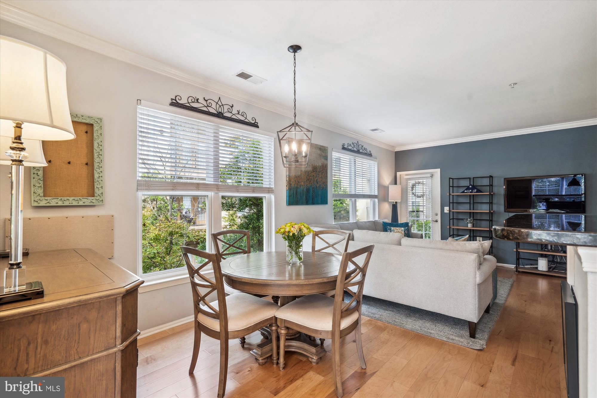 11800 Old Georgetown Road, Unit 1217 North Bethesda, MD 20852 - Photo 8 of 45 Kitchen view into Dining/Family Room