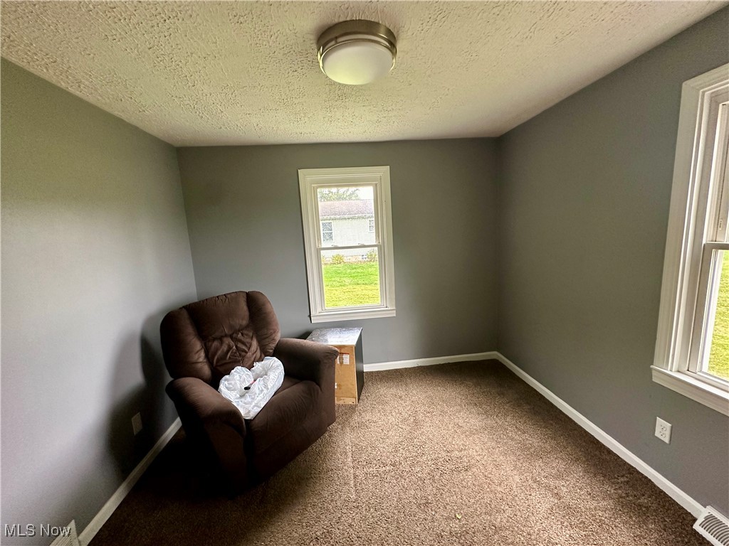 4664 Kennedy Road Lowellville, OH 44436 - Photo 6 of 11 Bedroom with a textured ceiling and carpet floors