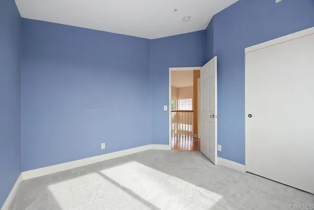 a view of an empty room