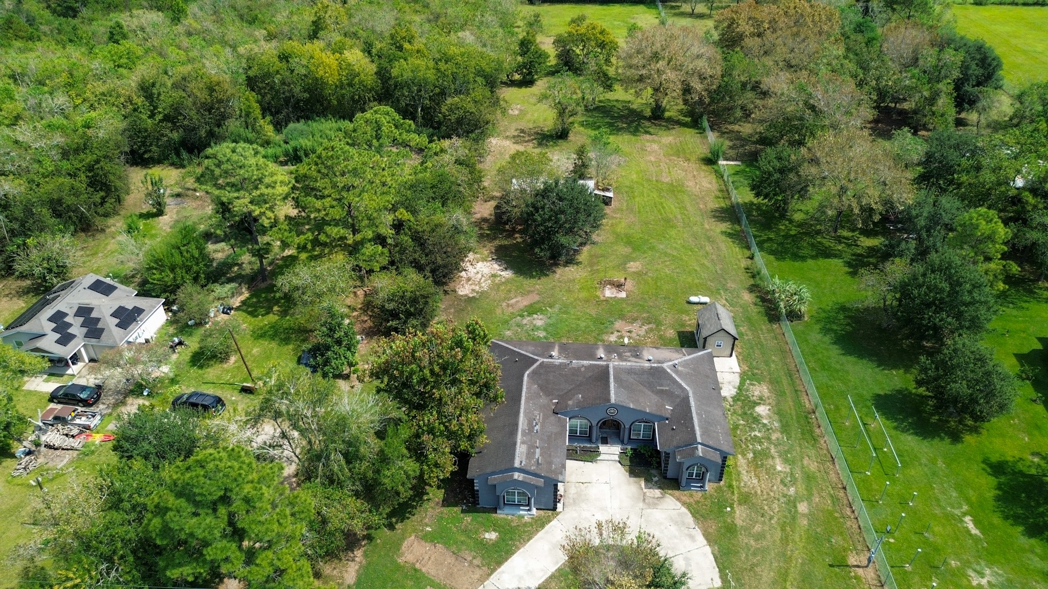 Home sits on just over 2 acres