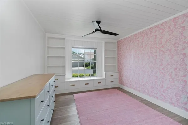 a very nice looking room with a large window