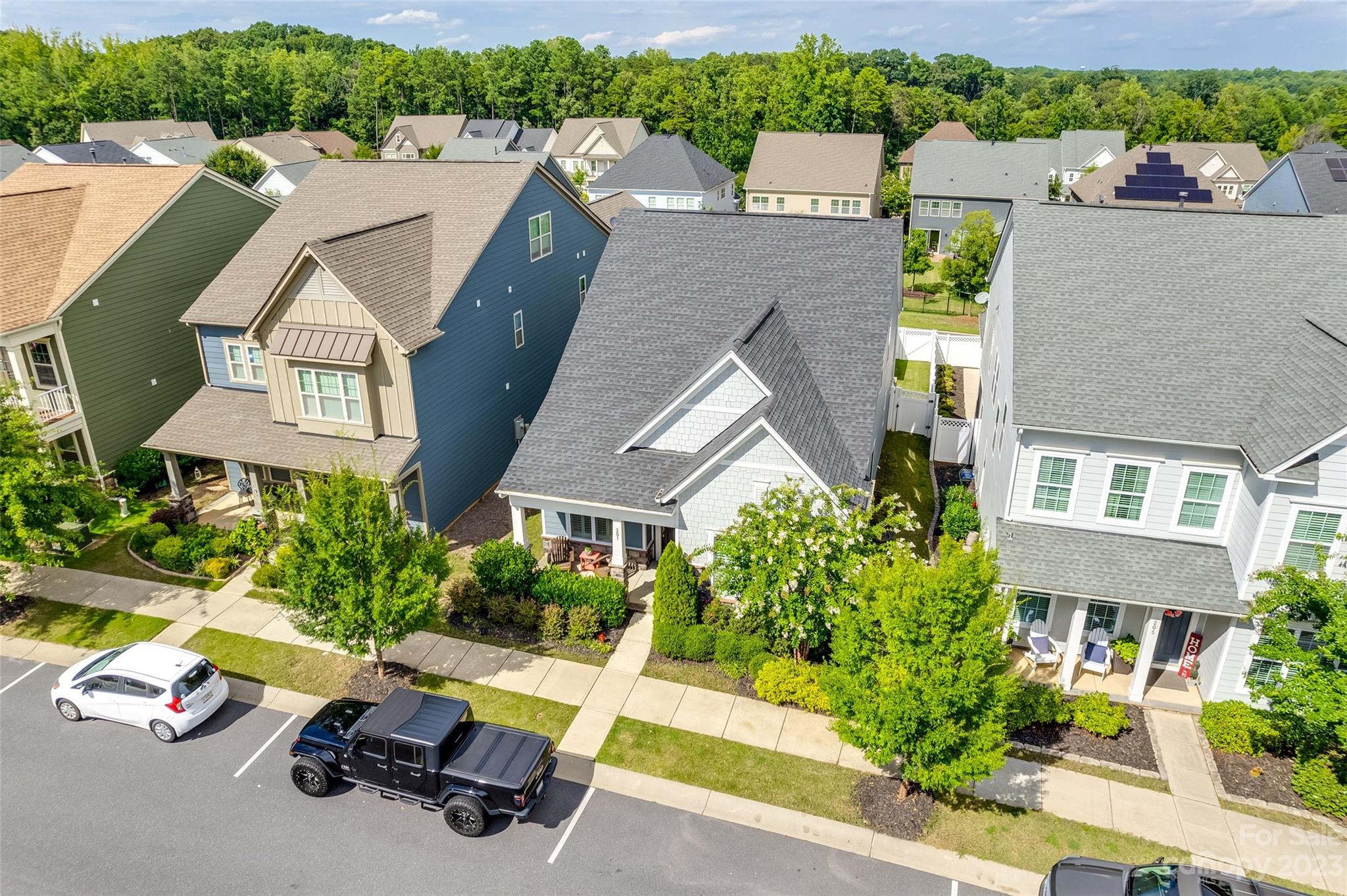 201 Helton Lane Fort Mill, SC 29708 - Photo 34 of 47 an aerial view of a houses with yard