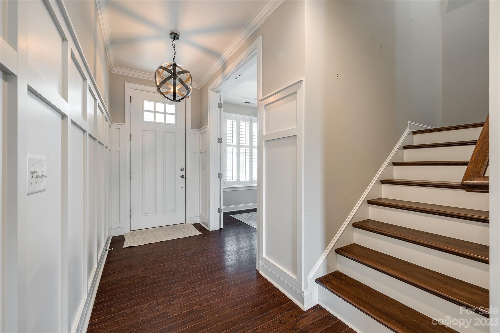 201 Helton Lane Fort Mill, SC 29708 - Photo 4 of 47 a view of entryway and hall with wooden floor