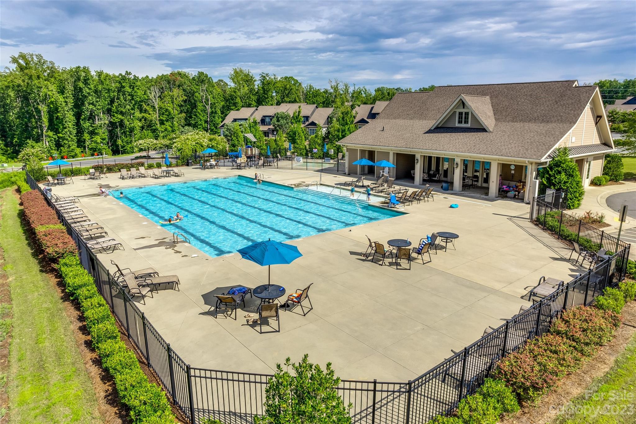 201 Helton Lane Fort Mill, SC 29708 - Photo 43 of 47 swimming pool view with a seating space