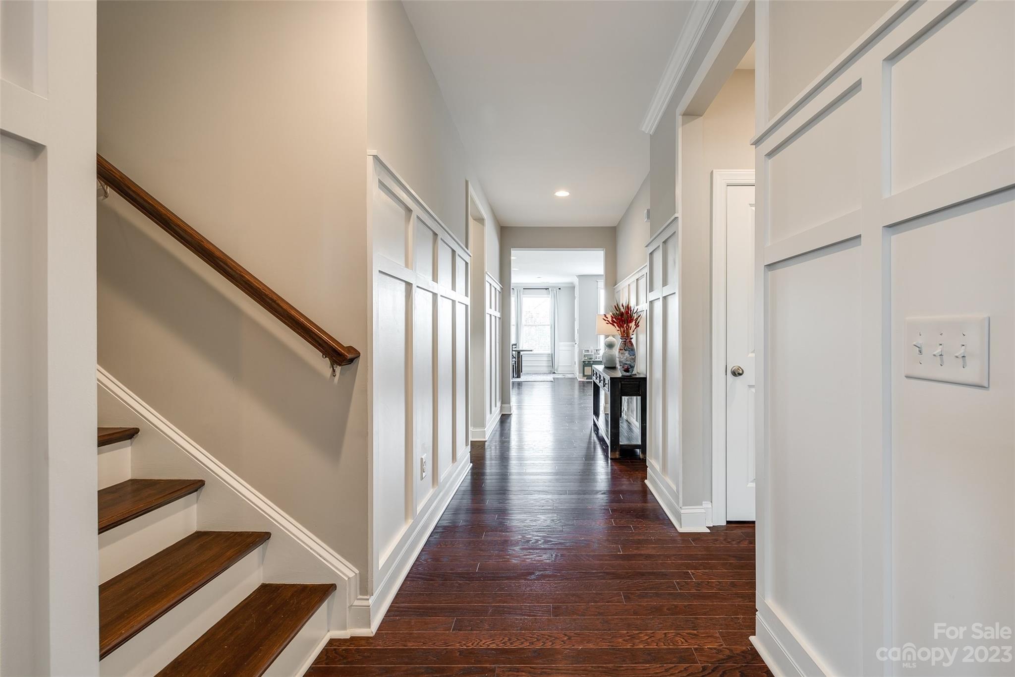 201 Helton Lane Fort Mill, SC 29708 - Photo 5 of 47 a view of a hallway with wooden floor and entryway