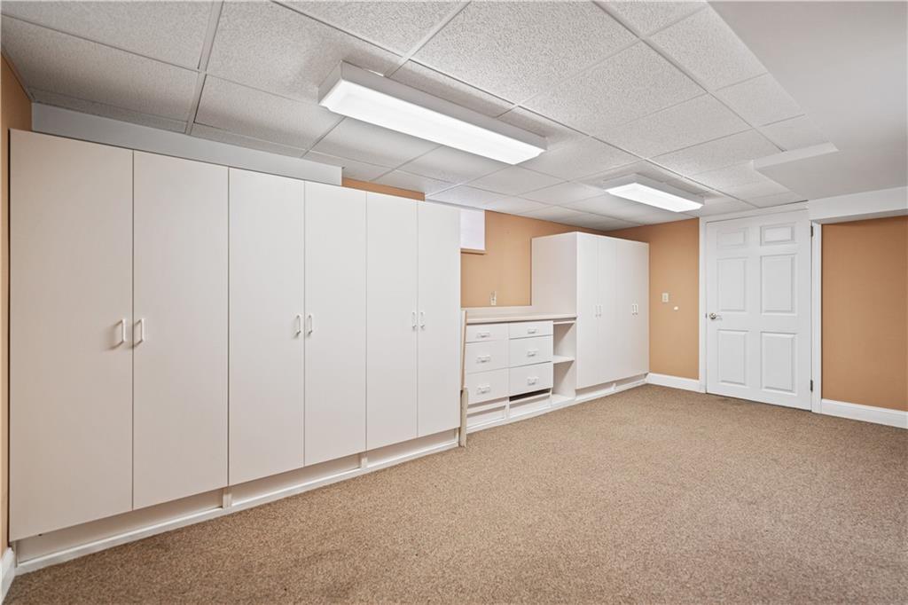 460 2nd Street Beaver, PA 15009 - Photo 46 of 50 Finished Space in Lower Level is perfect for storage and additional flex space to use.