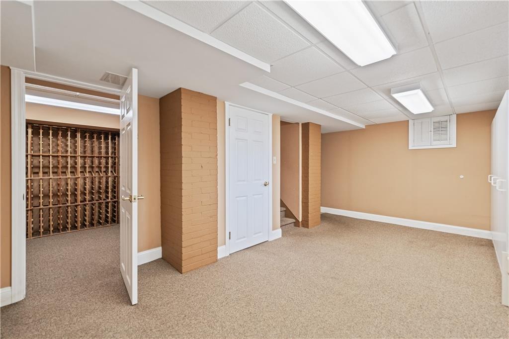 460 2nd Street Beaver, PA 15009 - Photo 47 of 50 Another View of Finished Space Lower Level - in addition there is an unfinished mechanical room with additional storage area.