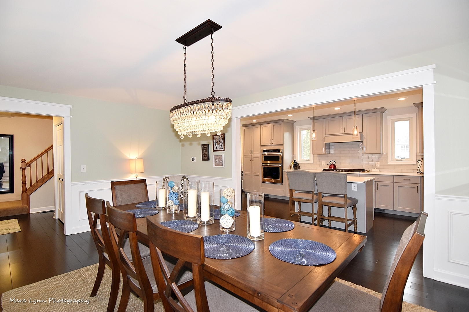 2667 Blackman Road Geneva, IL 60134 - Photo 4 of 17 a view of a dining room with furniture wooden floor and chandelier