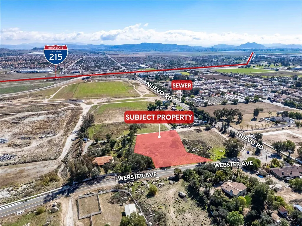 24002 Nuevo Perris, CA 92570 - Photo 3 of 7 Vacant land 1/2 mile from the I-215 interchange