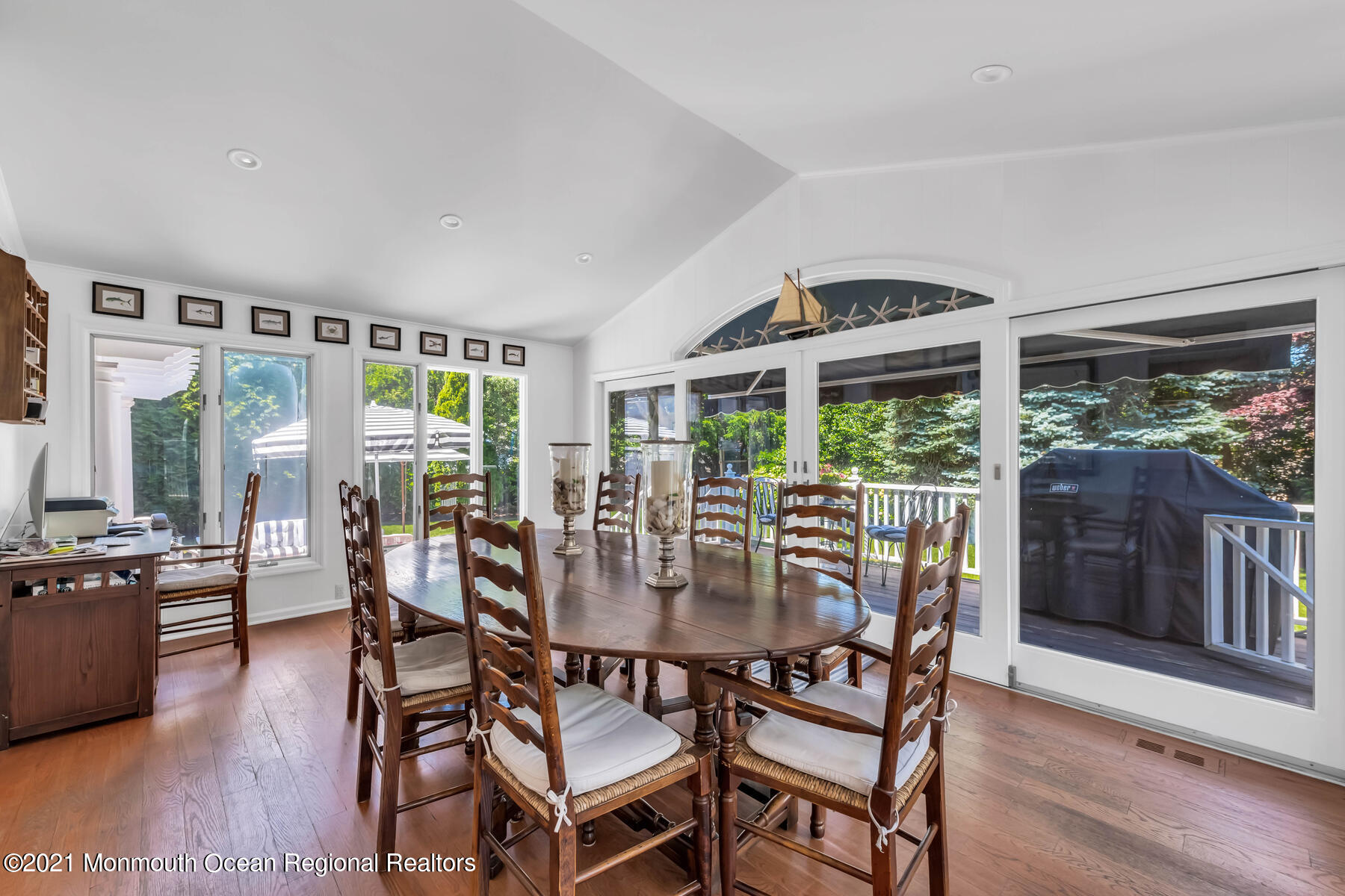 200 Lorraine Avenue Spring Lake, NJ 07762 - Photo 15 of 36 a view of a dining room with furniture window and wooden floor