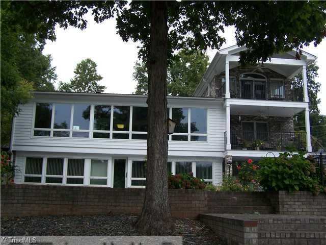 1661 Warf Road Lexington, NC 27292 - Photo 15 of 16 Exterior Front. Another view of the front which is the waterside.
