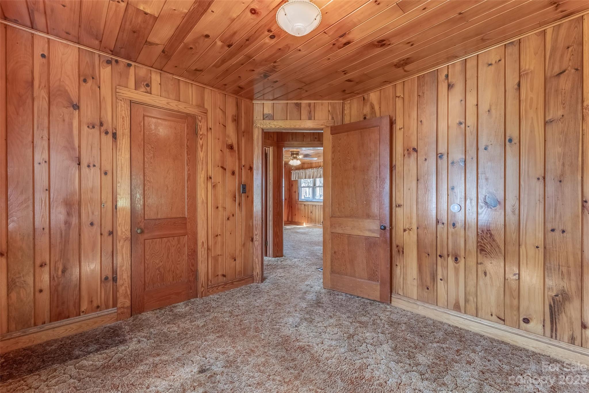 1345 Max Thompson Road Canton, NC 28716 - Photo 20 of 43 a view of a room with wooden walls